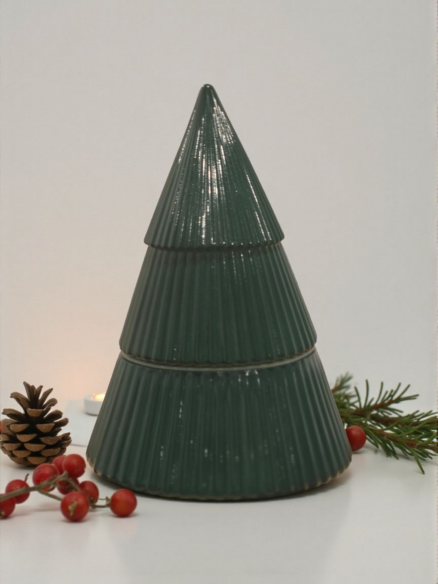Blue Spruce Candle – Green Christmas Tree