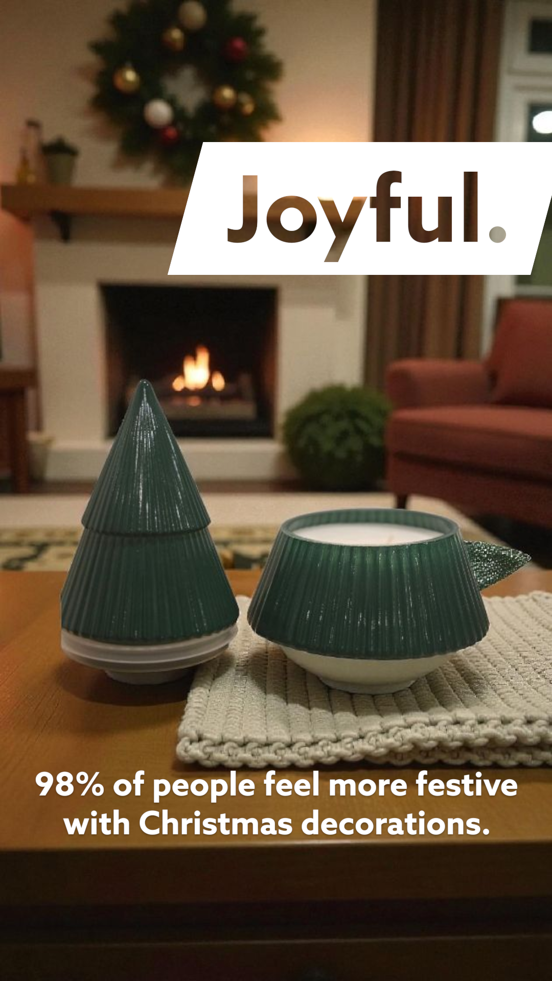 Blue Spruce Candle – Green Christmas Tree